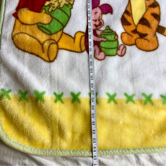 Disney Baby Winnie the Pooh Piglet Tigger Plush Blanket 29 x 46 inch Fleece - Picture 9 of 11